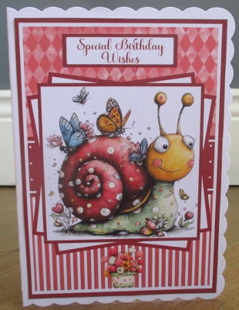 Whimsical Spring Snail Mini Kit 5x7 (3) by Johanna Lambert