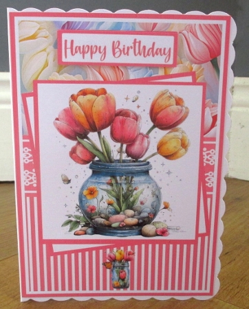Whimsical Tulips #3 Mini Kit 5x7 (3) by Johanna Lambert