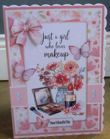 5x7 ~ A Girl Loves Makeup by Johanna Lambert