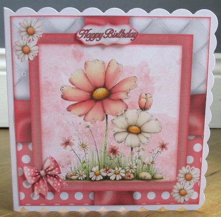 Whimsical Spring Flowers Mini Kit 8X8 by Johanna Lambert