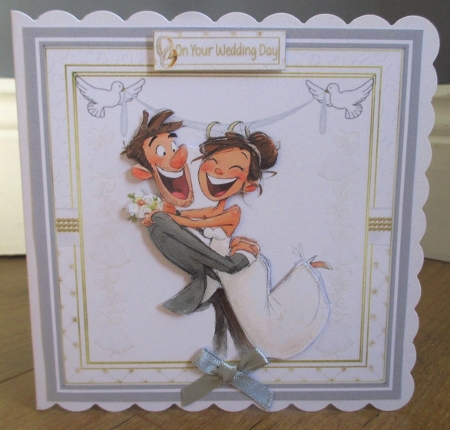 7x7 Whimsical Quirky wedding couple choice of four mini kit by Johanna Lambert