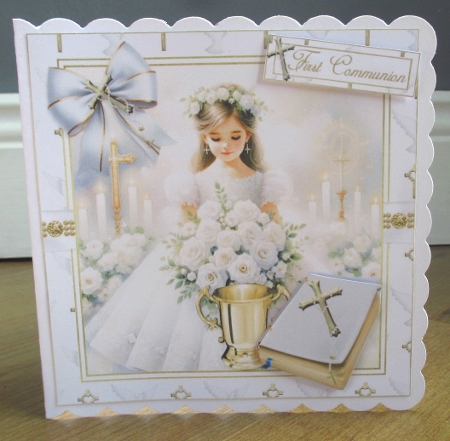 7x7 First communion girl choice of four mini kit by Johanna Lambert