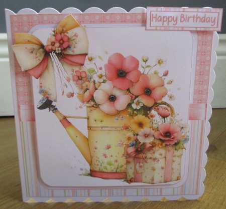 7x7 Spring gardener with flowers choice of four mini kit by Johanna Lambert