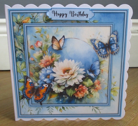 Flowers and Butterflies - Mini Kit 6x6 by Johanna Lambert