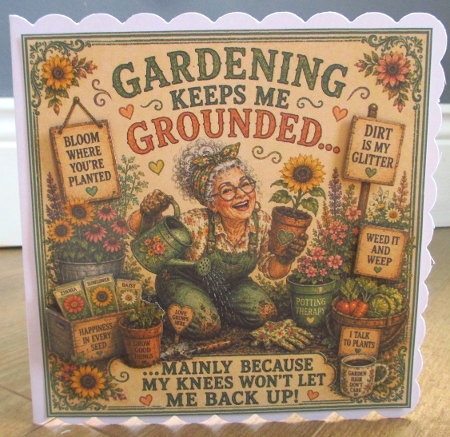 Gardening Keeps Me Grounded Mini Kit  by Johanna Lambert