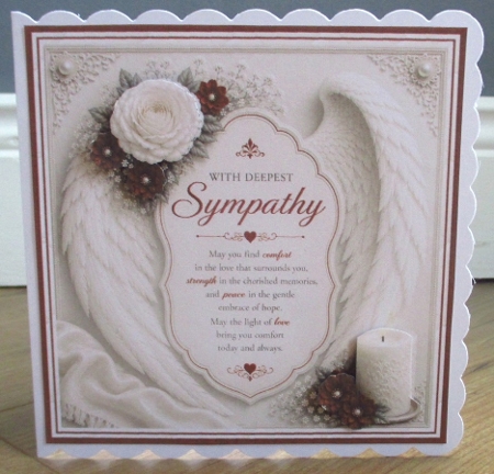 Carried By The Angels 6x6 by Johanna Lambert