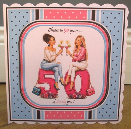 Cheers To 50 Years Mini Kit by Johanna Lambert