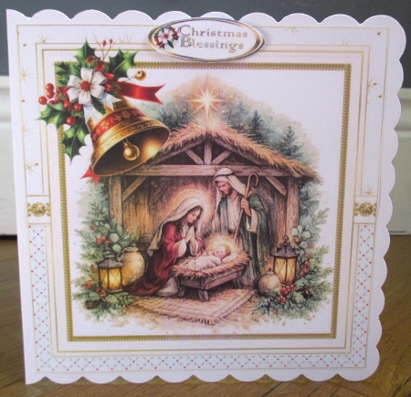 6x6 Blessed Nativity choice of four mini kit by Johanna Lambert