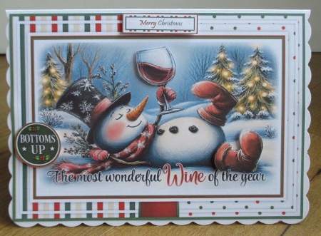 Most Wonderful Wine Of The Year Mini Page Kit by Johanna Lambert