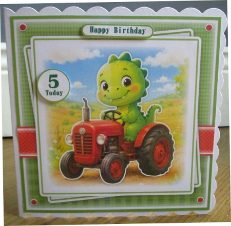 Dinosaur Tractor Mini Kit With Ages 2 to 8 Yrs by Johanna Lambert