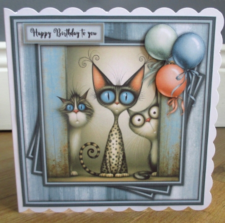 Funny Cats 3 - Mini Kit 6x6 by Johanna Lambert