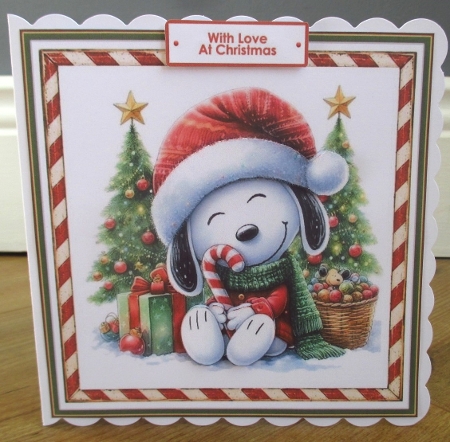6x6 ~ Snoopy Love At Christmas by Johanna Lambert