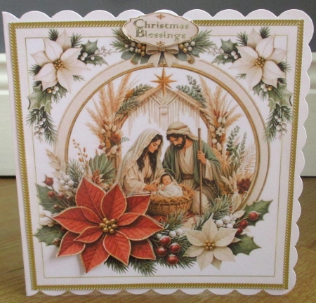 7x7 Blessed nativity choice of four mini kit Featured Gallery Photo