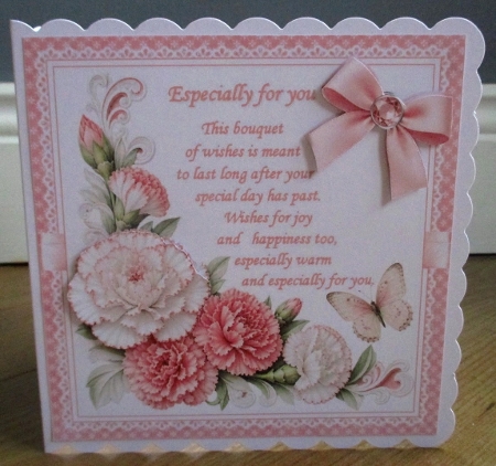 7x7 A bouquet of carnations choice of three mini kit by Johanna Lambert
