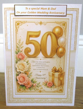 50TH WEDDING ANNIVERSARY  by Johanna Lambert