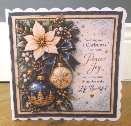 ** Nostalgie Christmas ** dark blue by Johanna Lambert