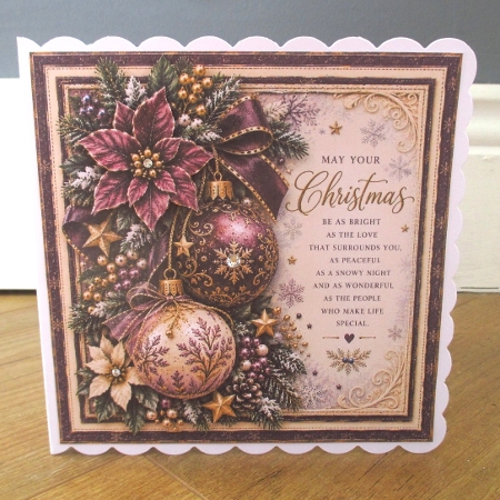** Nostalgie Christmas ** dark purple by Johanna Lambert