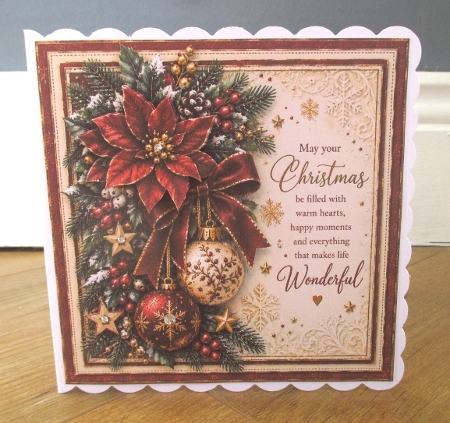 ** Nostalgie Christmas ** dark red by Johanna Lambert