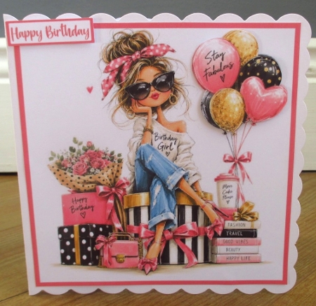 Birthday Chic #1 Mini Kit 5x7 (3) by Johanna Lambert