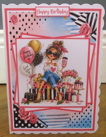 Birthday Chic #1 Mini Kit 5x7 (3) by Johanna Lambert