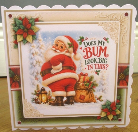 Santas Big Bum Mini Kit by Johanna Lambert