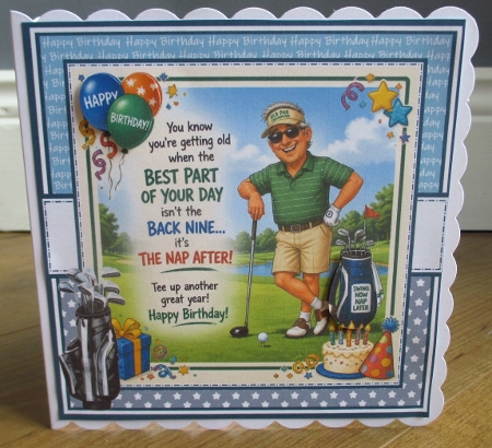 GETTING OLD - GOLFER by Johanna Lambert
