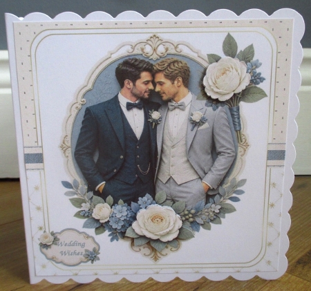 7x7 Gentlemens wedding day choice of three mini kit by Johanna Lambert