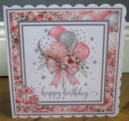 Flowers & Balloons Mini Kit 7x7 (5) by Johanna Lambert