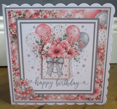 Flowers & Balloons Mini Kit 7x7 (5) by Johanna Lambert