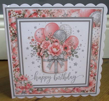 Flowers & Balloons Mini Kit 7x7 (5) by Johanna Lambert