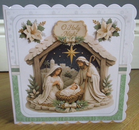 7x7 Oh holy night choice of three mini kit by Johanna Lambert