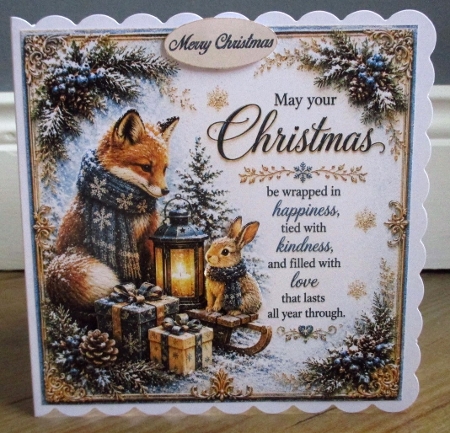 Wrapped In Happiness Mini Kit **Includes 5X7, 6x6, 7x7 8X8 Card Bases**    by Johanna Lambert