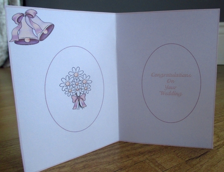 Congratulations Wedding Insert by Johanna Lambert