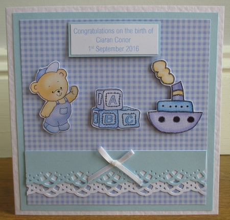 New Baby Boy Decoupage Designs by Johanna Lambert