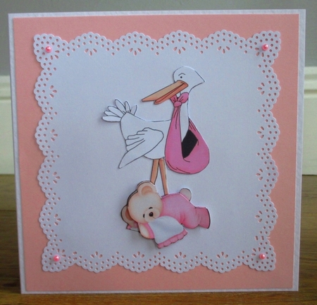 Step by Step Storks - Use with My Large Wobble Cards by Johanna Lambert