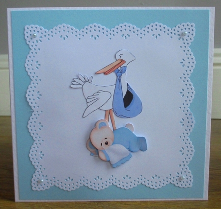 Step by Step Storks - Use with My Large Wobble Cards by Johanna Lambert