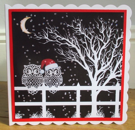 What a Hoot Owl (mrs) Card Topper & Bookmark by Johanna Lambert