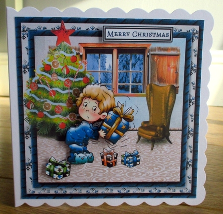 Gablebox and Cardtopper Christmas Presents by Johanna Lambert