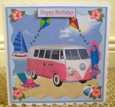 Day at the Beach Decoupage Topper 2 by Johanna Lambert
