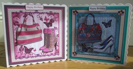 Shoes & Bags Decoupage Toppers by Johanna Lambert