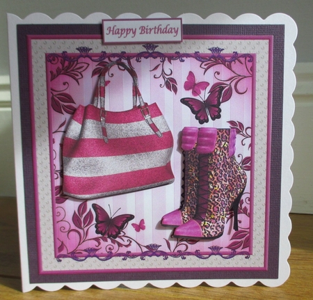 Shoes & Bags Decoupage Toppers by Johanna Lambert