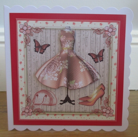Pretty Dresses Decoupage Toppers 2 by Johanna Lambert