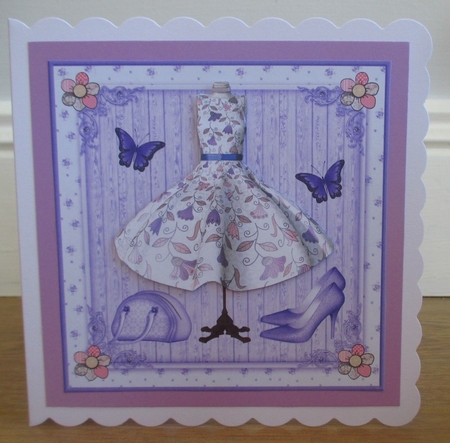 Pretty Dresses Decoupage Toppers 2 by Johanna Lambert