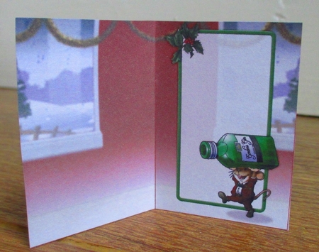 Christmas Gin Mouse! Insert by Johanna Lambert