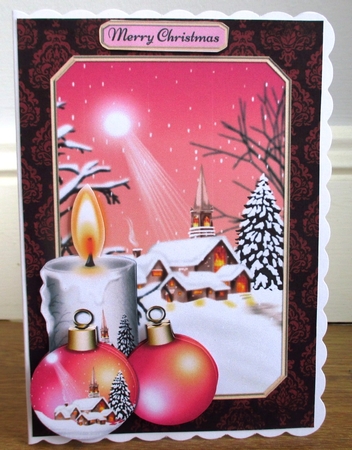 Christmas Scene Card Front 7 by Johanna Lambert