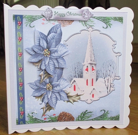 The church at Christmas by Johanna Lambert