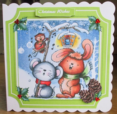 Cute Owls Carol by Johanna Lambert