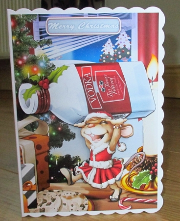 Mrs Christmas Vodka Mouse by Johanna Lambert
