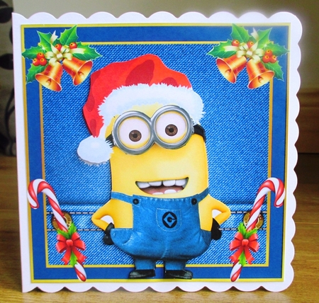 Christmas Minion 1 Mini Kit by Johanna Lambert