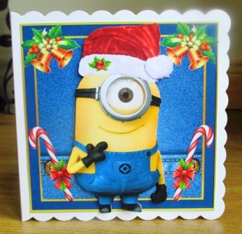 Christmas Minion 4 Mini Kit by Johanna Lambert